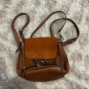 Chloe Faye backpack tan calfskin